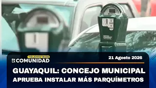 Guayaquil: concejo municipal aprueba instalar más parquímetros  | Televistazo Comunidad Guayaquil