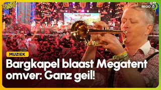MOTOREN vliegen over BARCHEMSE BARGKAPEL in MEGATENT op de ZWARTE CROSS
