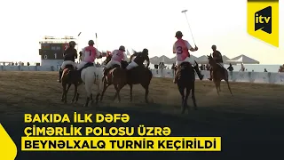 Azərbaycan komandası çimərlik polosu üzrə beynəlxalq turnirin qalibi oldu
