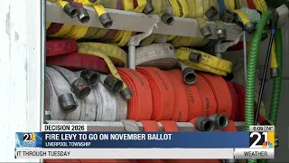 Fire levy to go on November ballot