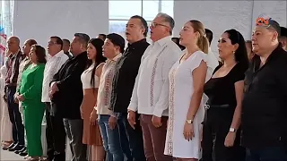 Alba Soberanis asiste al 5º Informe de Labores de Clara Bello en Atoyac