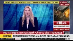 Plinul de benzină plătit cu găleata de monede, protest inedit