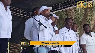 Dirijan yo nan regwoupman politik "Viktwa" òganize yon rasanbleman popilè nan vil Gonaïves.