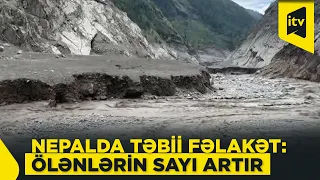 Nepalda torpaq sürüşməsi və daşqın nəticəsində ölənlərin sayı artıb