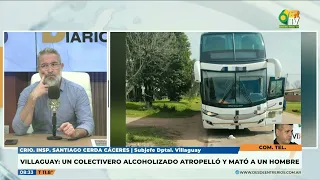 Chief Inspector Cerdá Cáceres: Drunk bus driver hit and killed a man