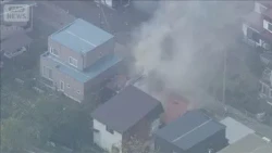 House Fire in Sapporo, Firefighters Extinguishing (October 12, 2026)