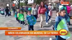 Cajamarca: niños celebraron Día Mundial de la Tierra
