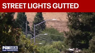 Copper thieves even going after STREET LIGHTS in Morgan Hill