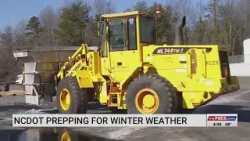 North Carolina Department of Transportation prepares for winter storm