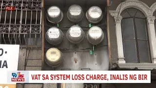 VAT sa system loss charge, inalis ng BIR | CLTV36 News Clip