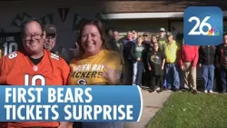 Clarity Care Dream Fund surprises Menasha fan with first Bears game tickets