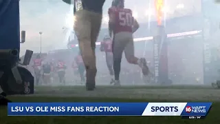 Fans fired up for Ole Miss vs. LSU