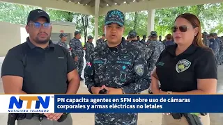 PN capacita agentes en SFM sobre uso de cámaras corporales y armas eléctricas no letales