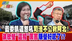 藍委凱道怒吼司法不公救阿北!徐欣瑩"這招"厲害賺瑩好感了!?【#週末大爆卦】精華版2  @大新聞大爆卦HotNewsTalk