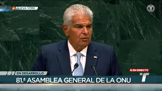 Discurso del presidente de Panamá, José Raúl Mulino, ante la Asamblea General de la ONU