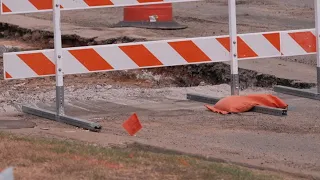 Fort Worth crews repair road after water main break near Camp Bowie
