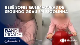 Bebê sofre queimaduras durante banho em escolinha
