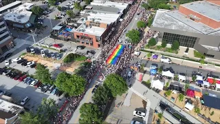 Thousands celebrate Pride in Fayetteville, Arkansas
