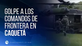 Major blow to 'Comandos de Frontera' in Caquetá: two massive weapons caches destroyed