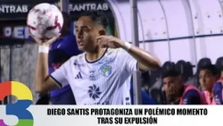 Diego Santis at the center of a controversial moment after his ejection