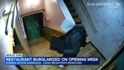Burglar breaks into Chicago restaurant 2 days after opening, police say