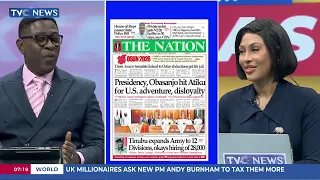 TVC Newspaper Review: Presidency, Obasanjo Hit Atiku Over Petition To Trump