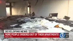 VIDEO: More tenants at Rocky Hill apartments ordered to evacuate