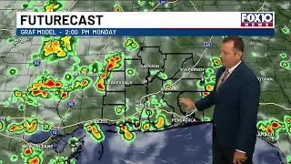 Strong afternoon storms are possible
