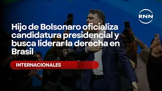 Bolsonaro's son makes presidential bid official and aims to lead the right in Brazil