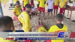 Primer Batallón Marino listo para proteger a turistas en Semana Santa