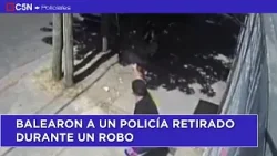 BALEARON a un POLICÍA RETIRADO durante un ROBO BALEARON a un POLICÍA RETIRADO durante un ROBO