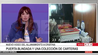 🔴 NUEVO VIDEO ALLANAMIENTO A CRISTINA KIRCHNER: PUERTAS BLINDADA