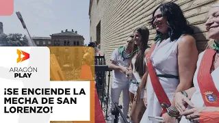 Valeria Corrales enciende la mecha del cohete anunciador de San Lorenzo