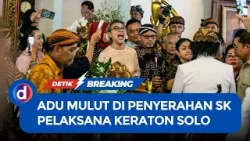 Ribut-ribut di Penyerahan SK Pelaksana Keraton Solo oleh Fadli Zon