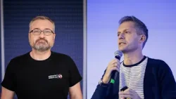 Knygą apie Palucką pristatantys Tapinas ir Černiauskas: jis tikėjo, kad baigsis geruoju