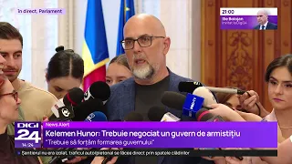 Kelemen Hunor on the formation of the new government: possible scenarios and the one preferred by...