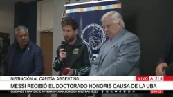 🔴 LIONEL MESSI RECEIVED AN HONORARY DOCTORATE FROM THE UNIVERSITY OF BUENOS AIRES