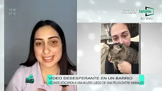 🔹Woman assaulted by her neighbors in Lambaré gives her side of the story.