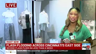 Flash flooding impacts Cincinnati's East Side