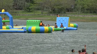 Families enjoyed their weekend at the stunning Xiloá Lagoon
