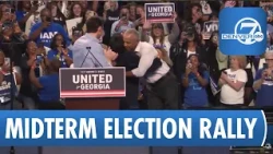Trump And Obama Campaigning In Midterms