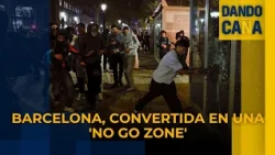 Barcelona streets ablaze again as police arrest over 100 people