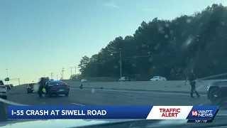 Crash at I-55 N at Siwell Rd