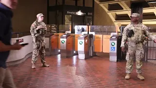 National Guard Patrols in DC Ongoing (English subtitles)