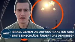 KRIEG IN NAH-OST: Israel gehen die Abfang-Raketen aus! Erste Einschläge! Jetzt braucht es die USA