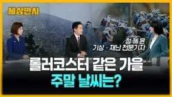 롤러코스터 같은 가을, 빛깔 흐려진 단풍…주말 날씨는? [세상만사] #가을 #첫서리 #첫눈