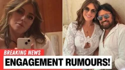 Elizabeth Hurley sparks engagement rumours with Billy Ray Cyrus as she shows off diamond ring