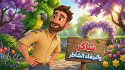 شاكر والببغاء الشاطر - الصلوات | طيور الجنة