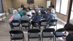 Community members discuss the future of the Homedale Senior Center