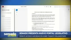 Senado Informa - Senado presenta nuevo Portal Legislativo